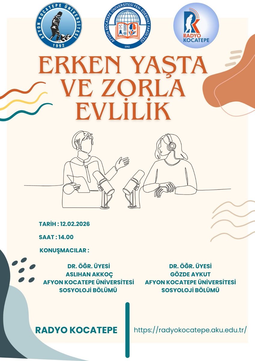 Afyon Kocatepe Üniversitesi'nde Erken Yaşta ve Zorla Evlilik Konusu Masaya Yatırılıyor