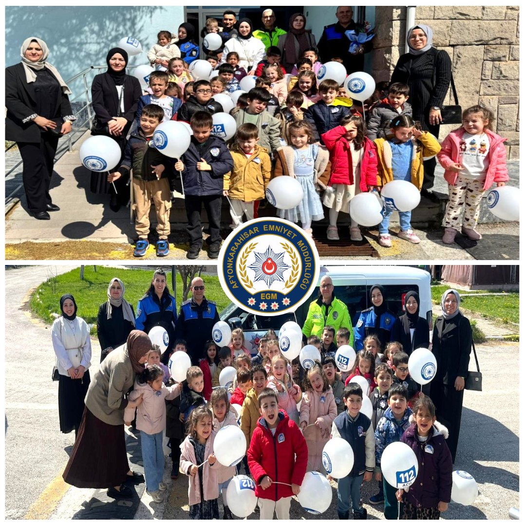 Afyonkarahisar'da Minik Öğrencilere Polisten Güvenlik Eğitimi
