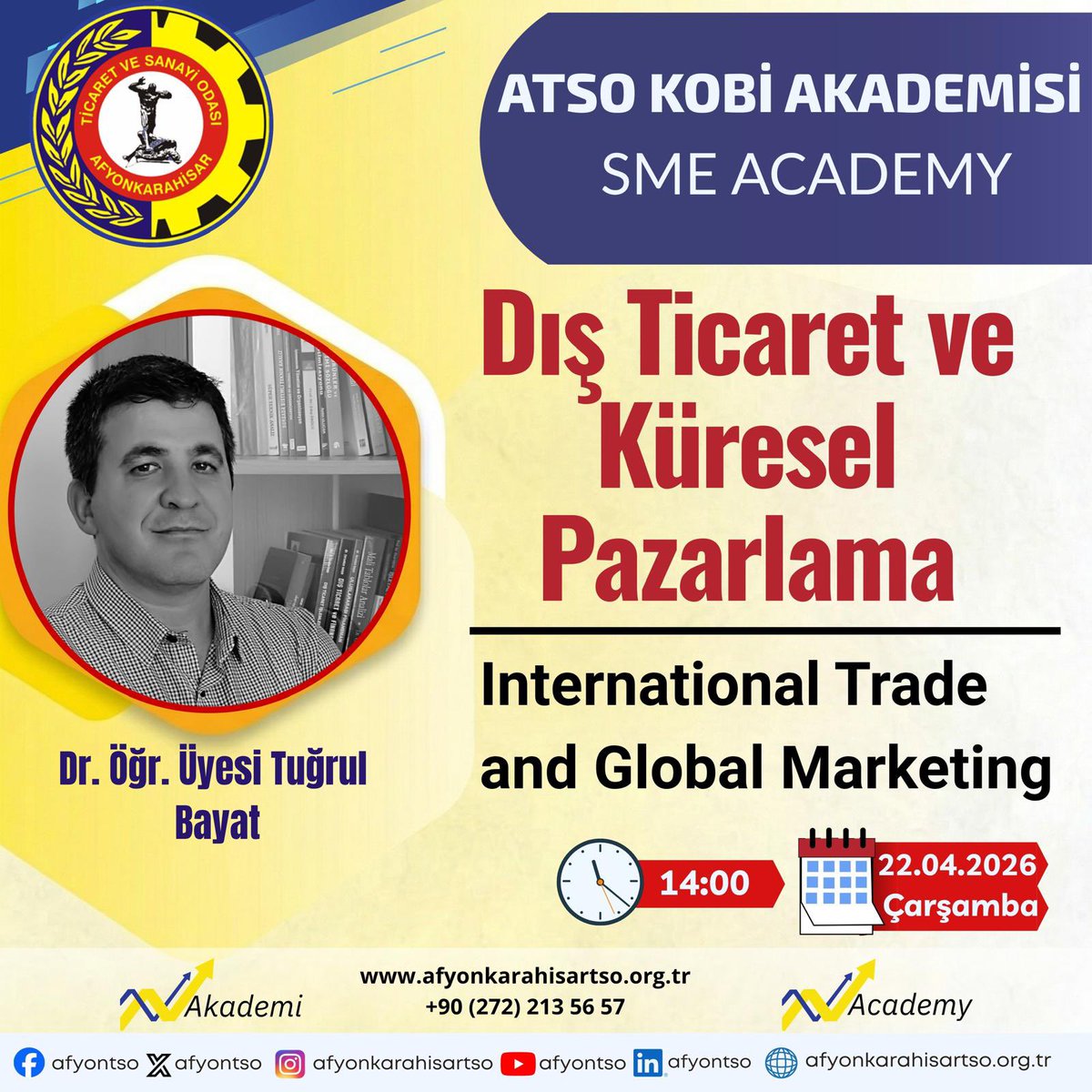 Afyonkarahisar KOBİ'lere Dış Ticaret ve Küresel Pazarlama Eğitimi