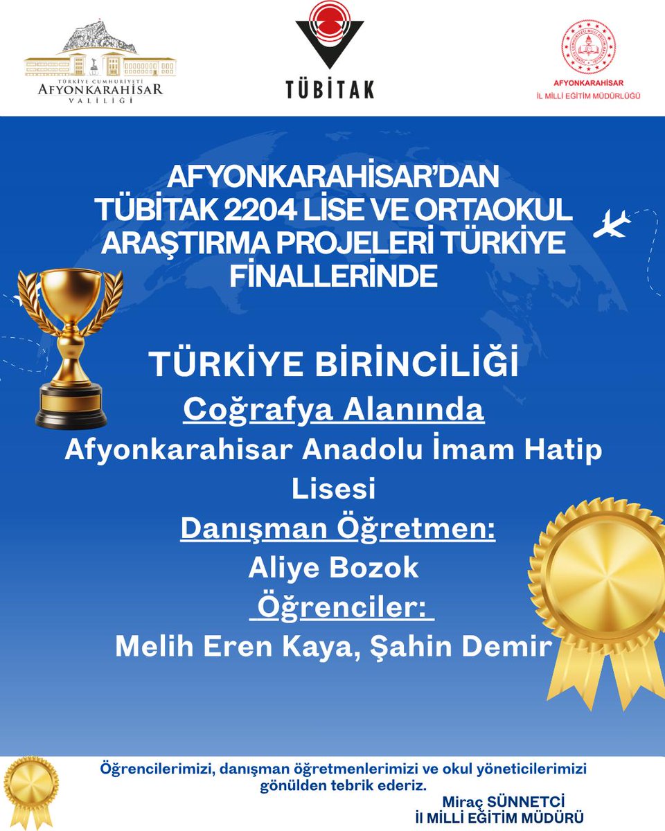 Afyonkarahisar'dan Türkiye Finalleri'nde Çarpıcı Başarı: 13 Derece ile Zirvede