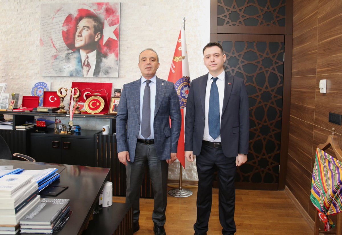 Afyonkarahisar Emniyet Müdürü'nden Teknisyen ZEYBEK'e Makam Ziyareti