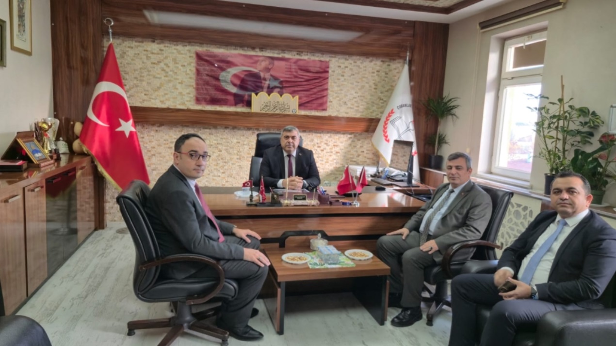 Miraç Sünnetci, Çobanlar İlçe Milli Eğitim Müdürlüğü'nü Ziyaret Etti