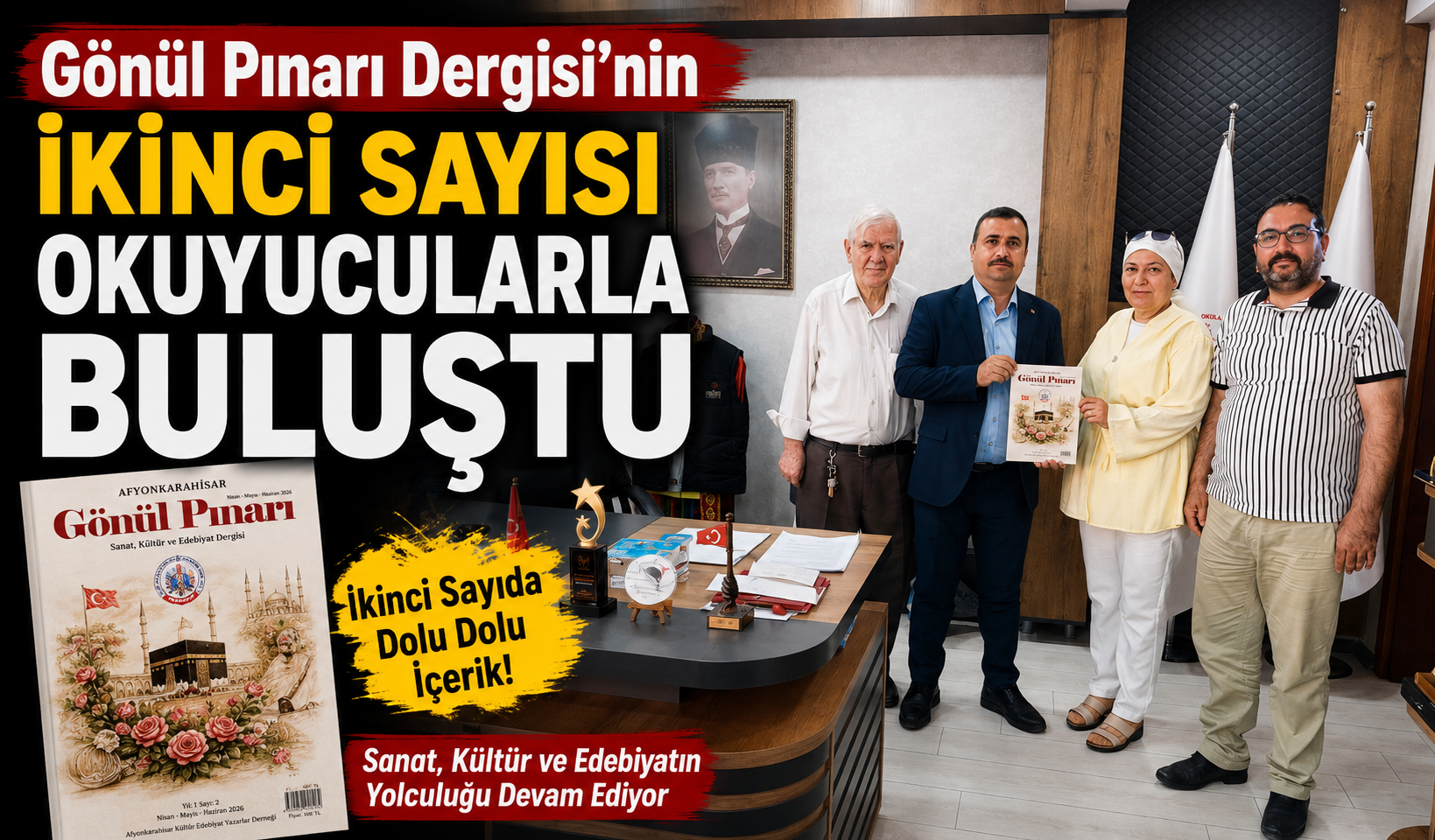 Gönül Pınarı Dergisi'nin İkinci Sayısı Okuyucularla Buluştu