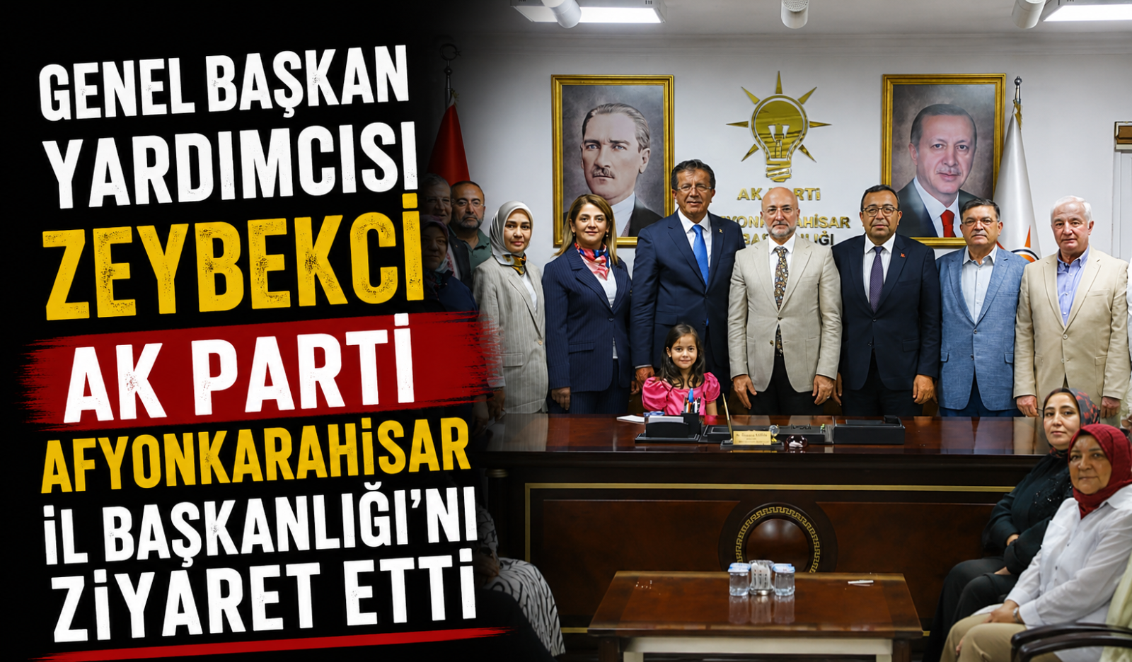 GENEL BAŞKAN YARDIMCISI ZEYBEKCİ AK PARTİ AFYONKARAHİSAR İL BAŞKANLIĞI’NI ZİYARET ETTİ