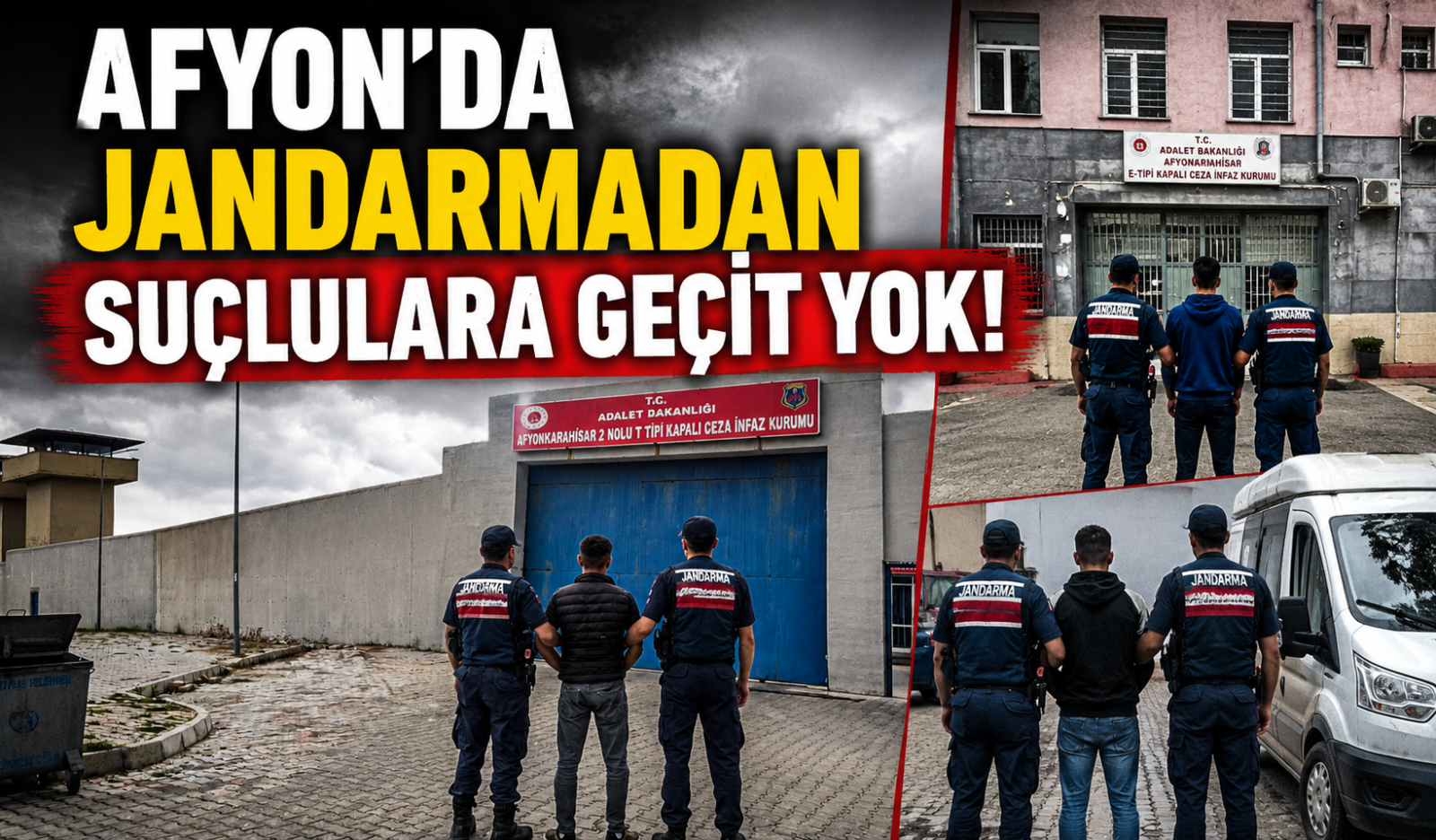 AFYON'DA JANDARMADAN SUÇLULARA GEÇİT YOK!