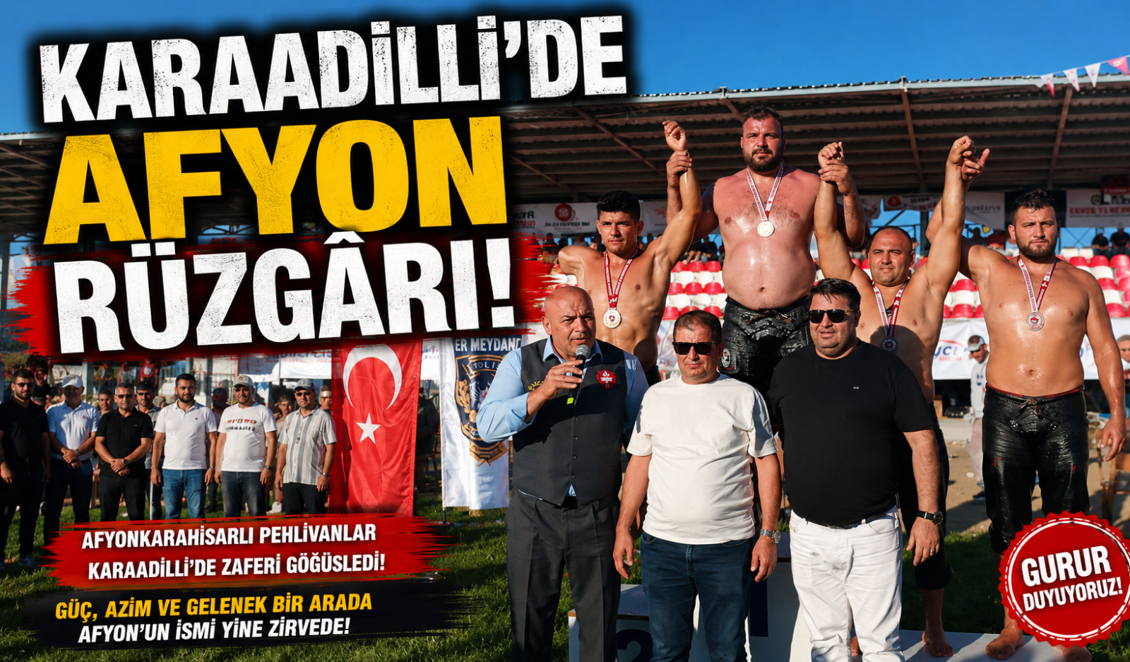 KARAADİLLİ'DE AFYON RÜZGÂRI!