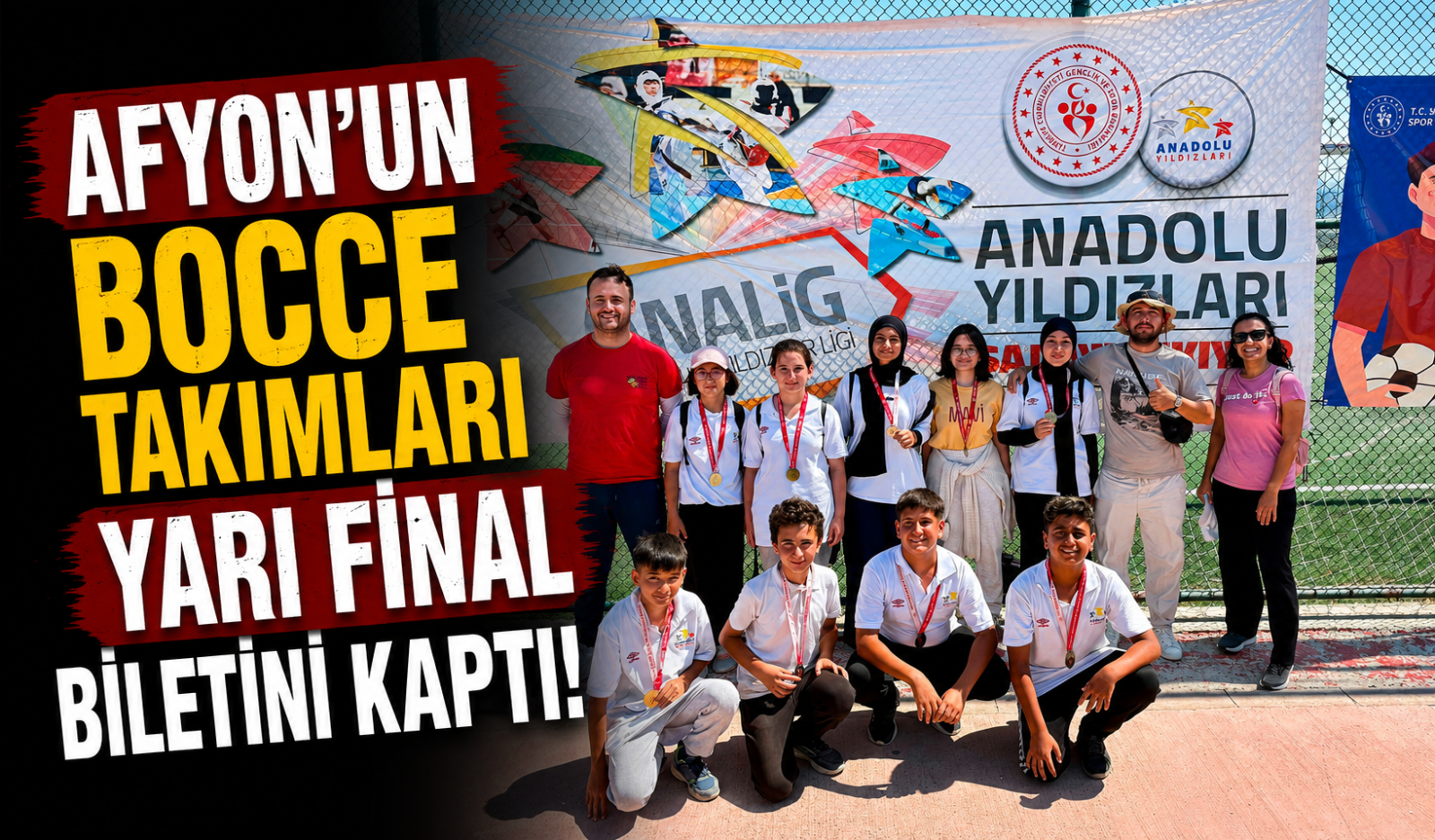 AFYON'UN BOCCE TAKIMLARI YARI FİNAL BİLETİNİ KAPTI!