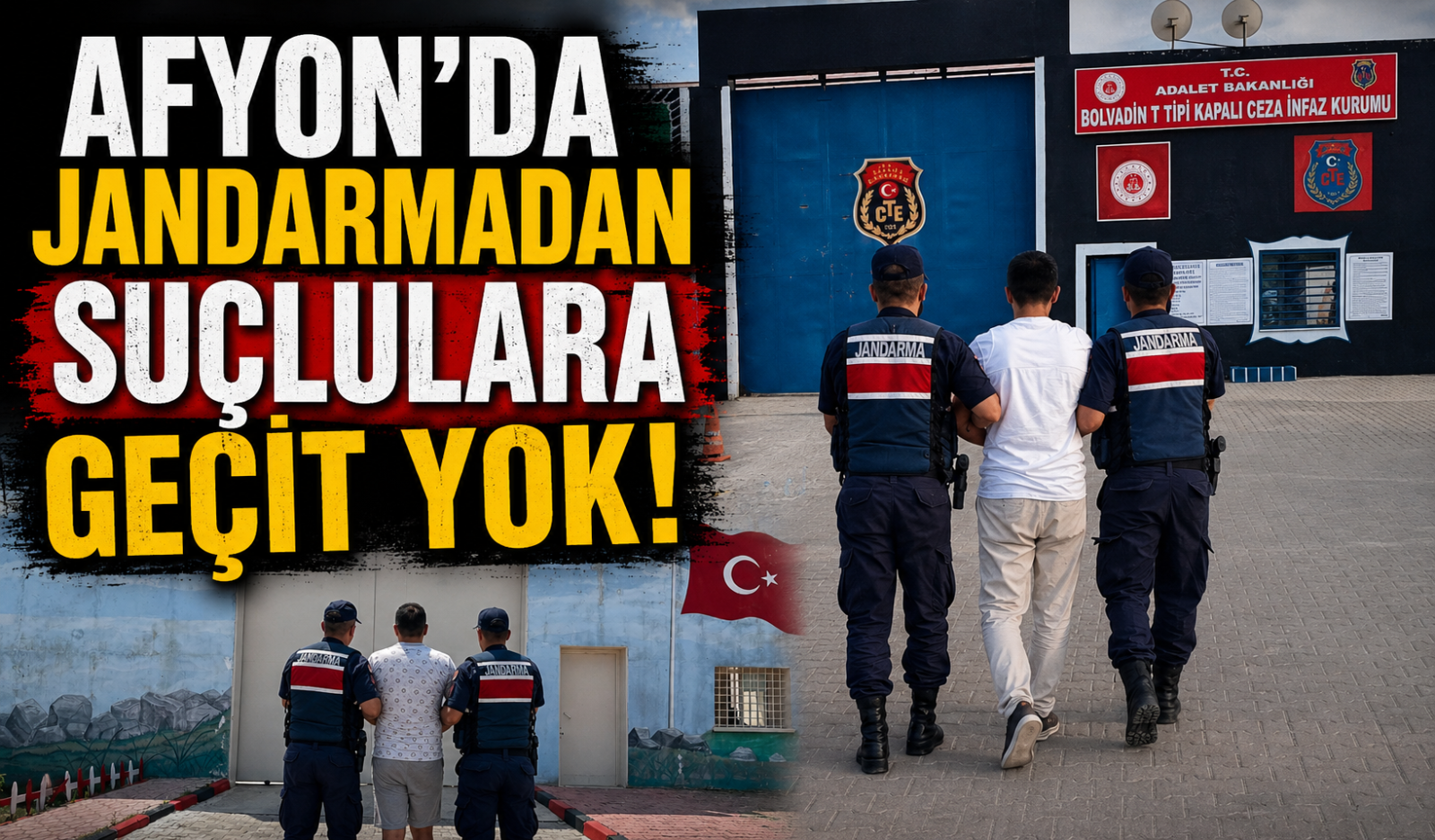 AFYON'DA JANDARMADAN SUÇLULARA GEÇİT YOK!