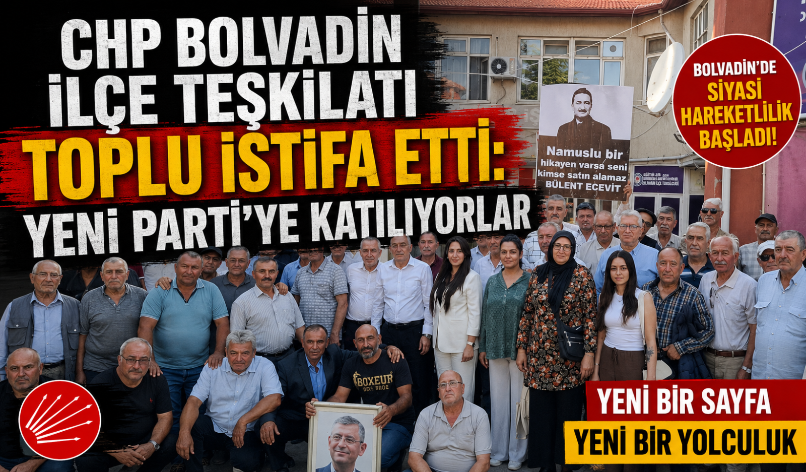CHP Bolvadin İlçe Teşkilatı Toplu İstifa Etti: Yeni Parti’ye Katılıyorlar