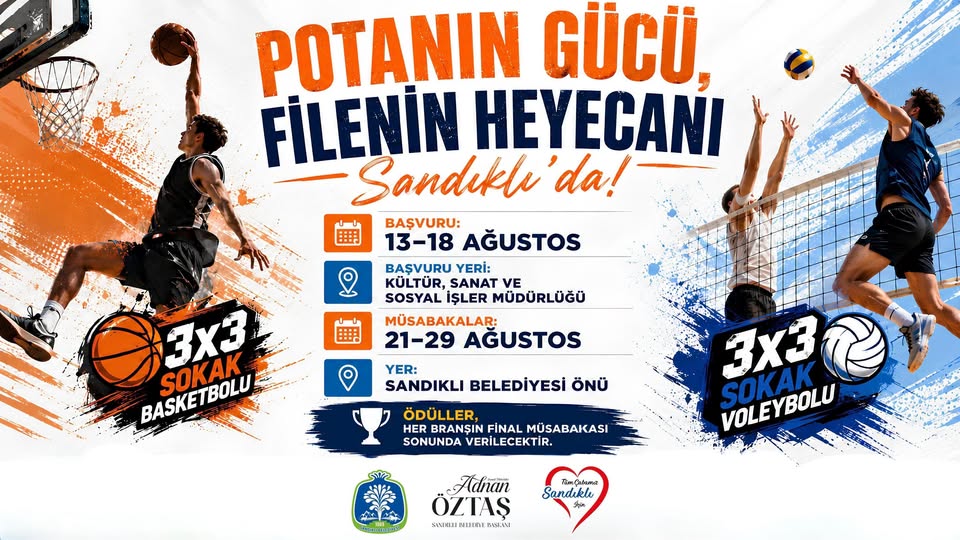 Potanın Gücü, Filenin Heyecanı Sandıklı’da!