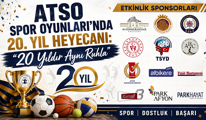 ATSO Spor Oyunları’nda 20. Yıl Heyecanı: “20 Yıldır Aynı Ruhla”