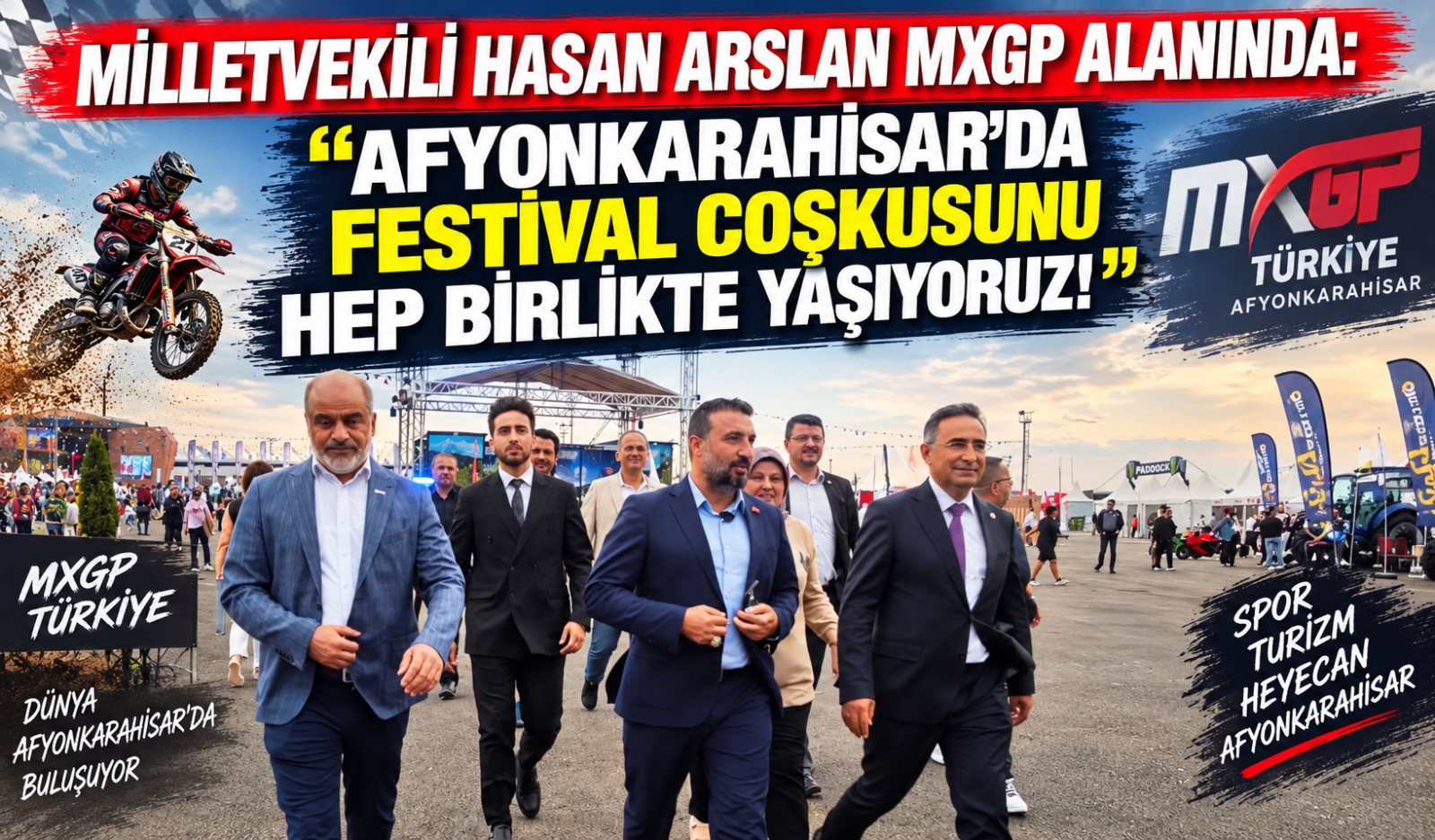 MİLLETVEKİLİ ARSLAN: “AFYONKARAHİSAR’DA FESTİVAL COŞKUSUNU HEP BİRLİKTE YAŞIYORUZ!”
